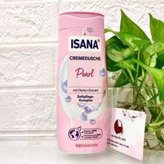 Sữa tắm Isana sạch mịn da với hương dịu ngọt, sáng mịn da, #Pearl, 300ml