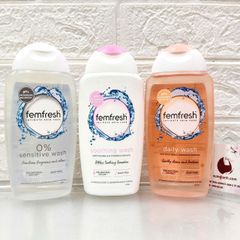 Dung dịch vệ sinh phụ nữ Femfresh Soothing Wash cao cấp làm sạch và khô thoáng, 250ml