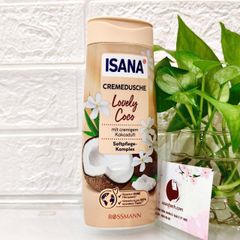 Sữa tắm Isana sạch mịn da với hương ngọt béo nồng nàn #Lovely Coco, 300ml
