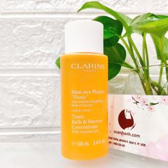 Sữa tắm cao cấp Clarins Tonic Bath & Shower Concentrate từ tinh dầu cô đặc, 100ml