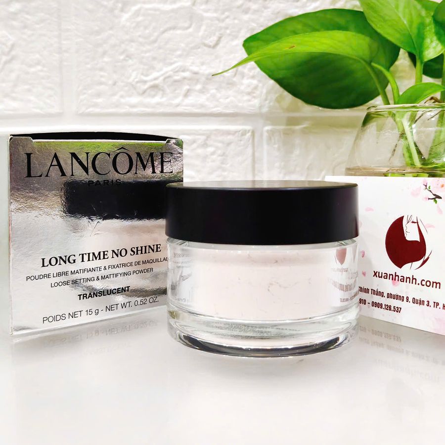 Phấn phủ bột Lancome Long Time No Shine, kiềm dầu và che phủ tự nhiên, #Translucent