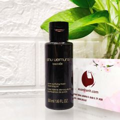Dầu tẩy trang Shu Uemura Black Oil se khít lỗ chân lông, sạch bã nhờn - 50ml
