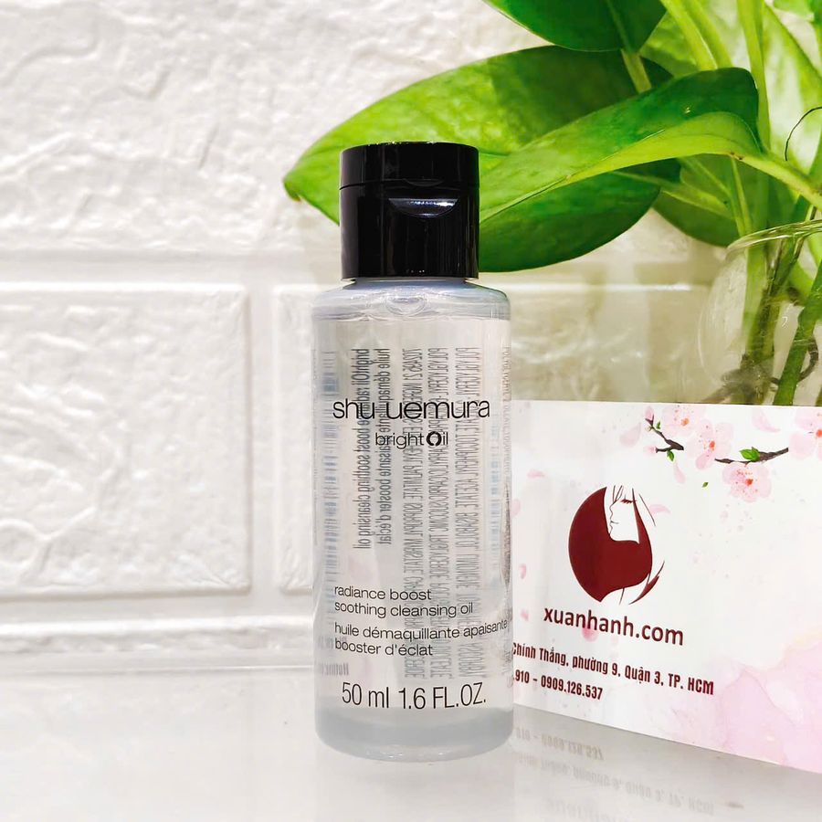 Dầu tẩy trang Shu Uemura Bright Oil sạch dịu nhẹ, sáng căng mịn da - 50ml