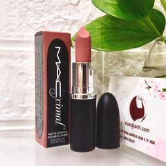 Son MAC Ximal Silky Matte Lipstick lì mịn, #683 Cafe Mocha cam đào nude nhẹ nhàng, trong trẻo (New)