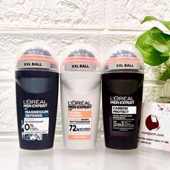 Lăn khử mùi nam L’oreal Men Expert Pure Carbon nam tính (màu đen)