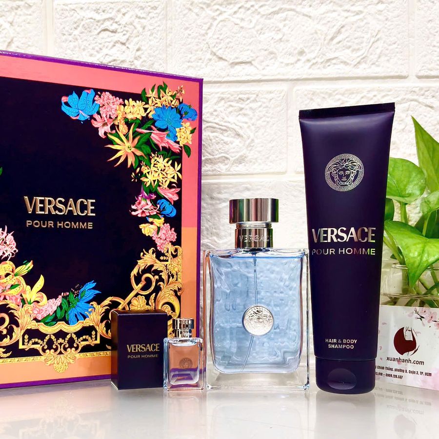 Set nước hoa nam Versace Pour Homme tươi mát, lịch lãm và sành điệu (Limited)