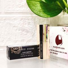 Son Bobbi Brown Luxe Lipstick căng mọng, chuẩn màu, #4 Claret đỏ đất thời thượng