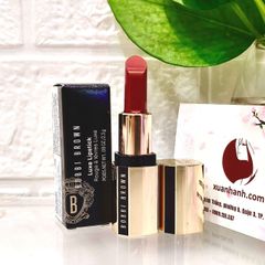 Son Bobbi Brown Luxe Lipstick căng mọng, chuẩn màu, #4 Claret đỏ đất thời thượng