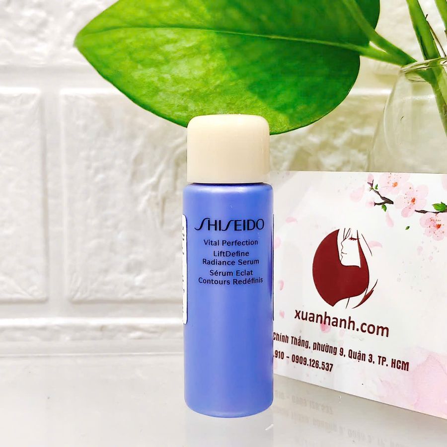 Tinh chất Shiseido Vital-Perfection LiftDefine Radiance chống lão hóa, sáng đều màu da, 10ml