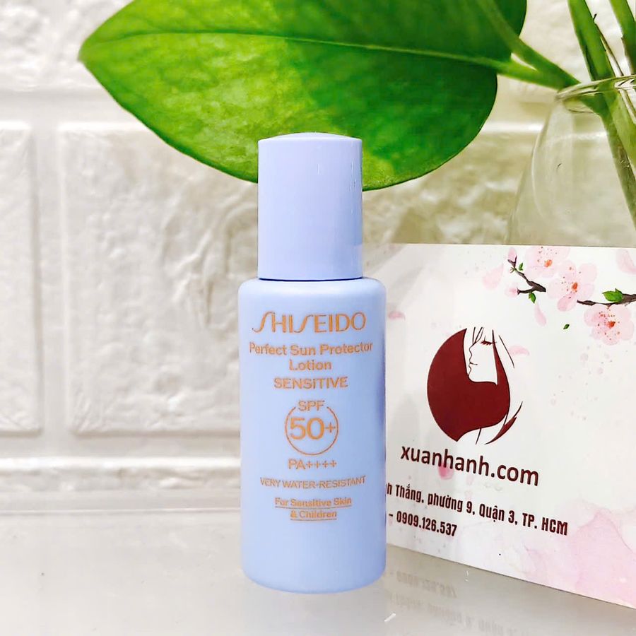 Kem chống nắng Shiseido Perfect UV Protector Sensitive bảo vệ toàn diện cho da nhạy cảm, 15ml