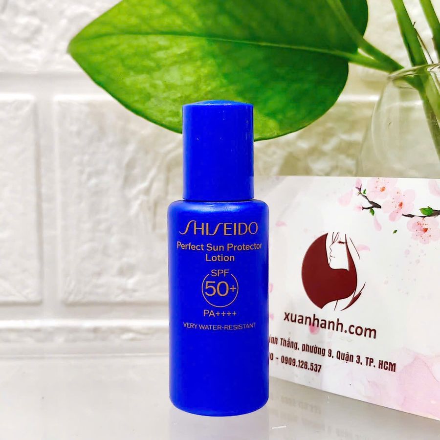 Kem chống nắng Shiseido Perfect UV Protector Lotion đa năng, bảo vệ toàn diện, 15ml