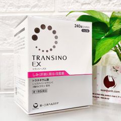 Viên uống Transino EX chuyên đặc trị sạm nám, trắng sáng da từ Nhật, 240v (New)