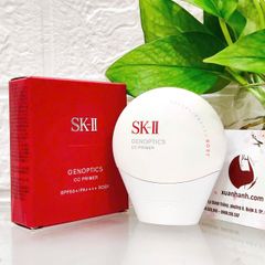 CC SKII Genoptics Primer SPF50 - bảo vệ và làm sáng hồng tươi trẻ, Rosy (NEW)