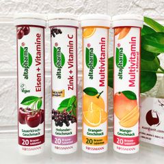 Viên sủi Multivitamin bổ sung VitaminC, kẽm... tăng đề kháng, giảm tiết dầu, viêm mụn - 20 viên