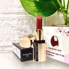 Son Bobbi Brown Luxe Lipstick căng mọng, chuẩn màu, #315 Neutral Rose hồng đất ngọt ngào