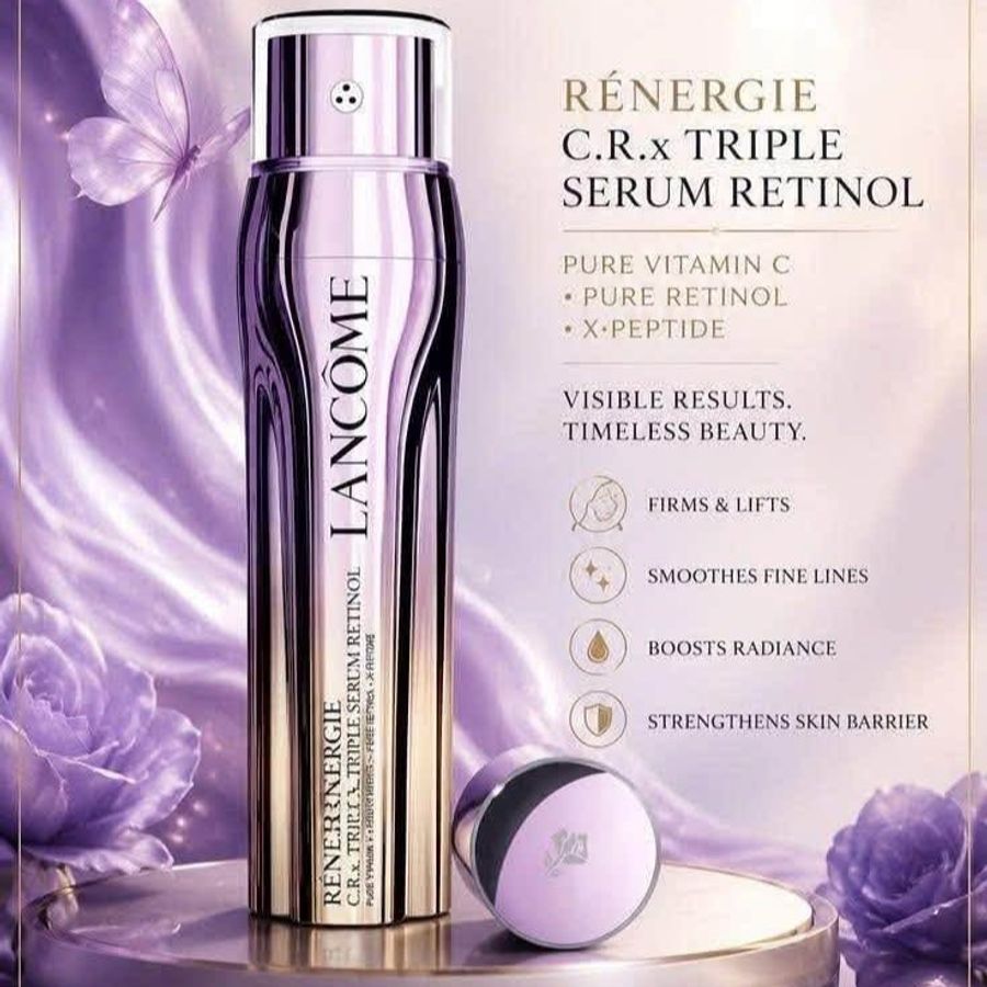 Serum Lancome Renergie C.R.x. Triple Serum Retinol trẻ hóa và tái tạo da chuyên sâu, 50ml