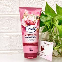Dưỡng thể Balea Cream- Öl Argan và Cherry mềm mịn cùng hương thơm dịu nhẹ, 200ml (NEW)