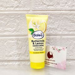 Kem dưỡng tay Balea Buttermilk & Lemon chiết xuất bơ sưa và chanh ngọt mát, 100ml
