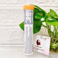 Viên sủi Mivolis Vitamin C tăng cường hệ miễn dịch cho cơ thể, hàng nội địa Đức - 20 viên