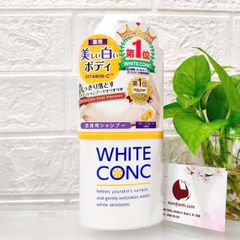 Sữa tắm White Conc trắng da, sáng mịn, cải thiện da xỉn màu từ Nhật, 360ml