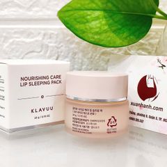 Dưỡng ủ môi đêm Klavuu dưỡng ẩm căng mọng, giảm thâm & sáng màu môi 20g