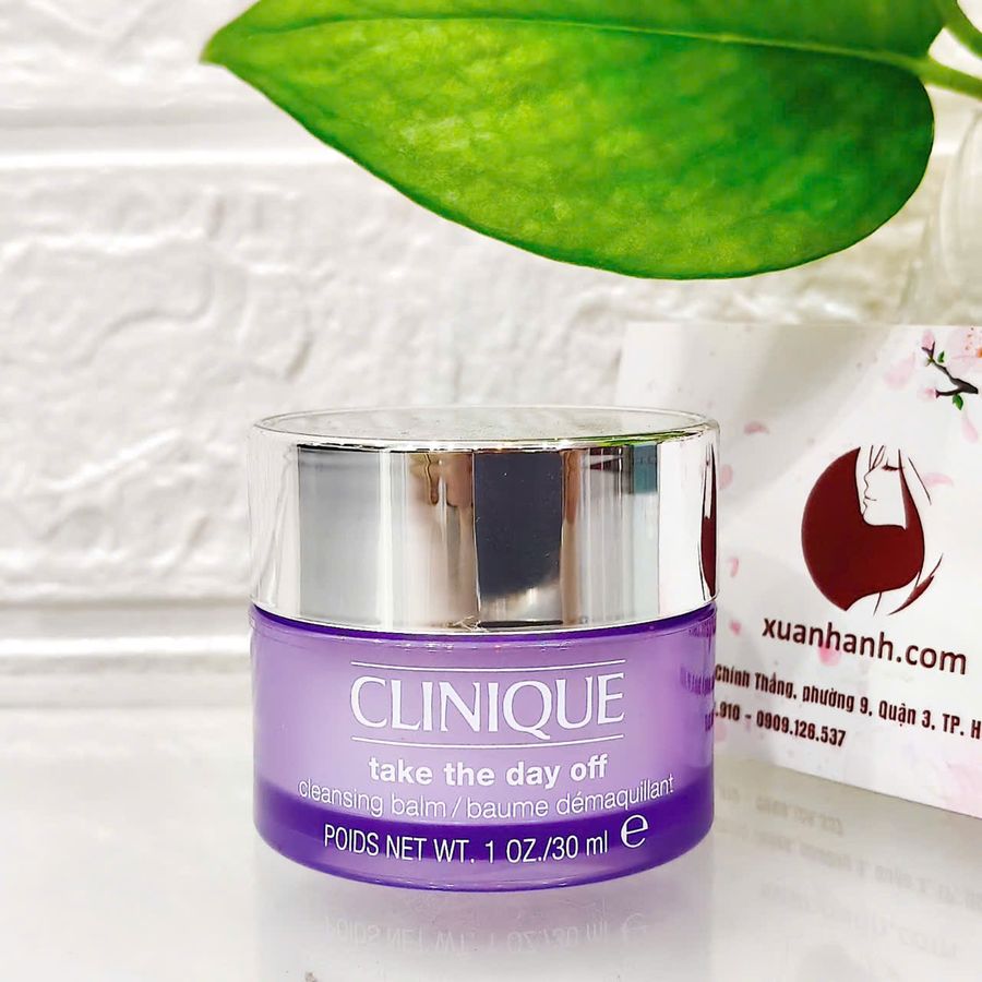 Sáp tẩy trang Clinique Take The Day Off sạch sâu, dịu nhẹ cho mọi loại da, 30ml
