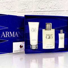 Set nước hoa nam ACQUA DI GIÒ GIORGIO ARMANI tươi mát, hiện đại 3p - EDT