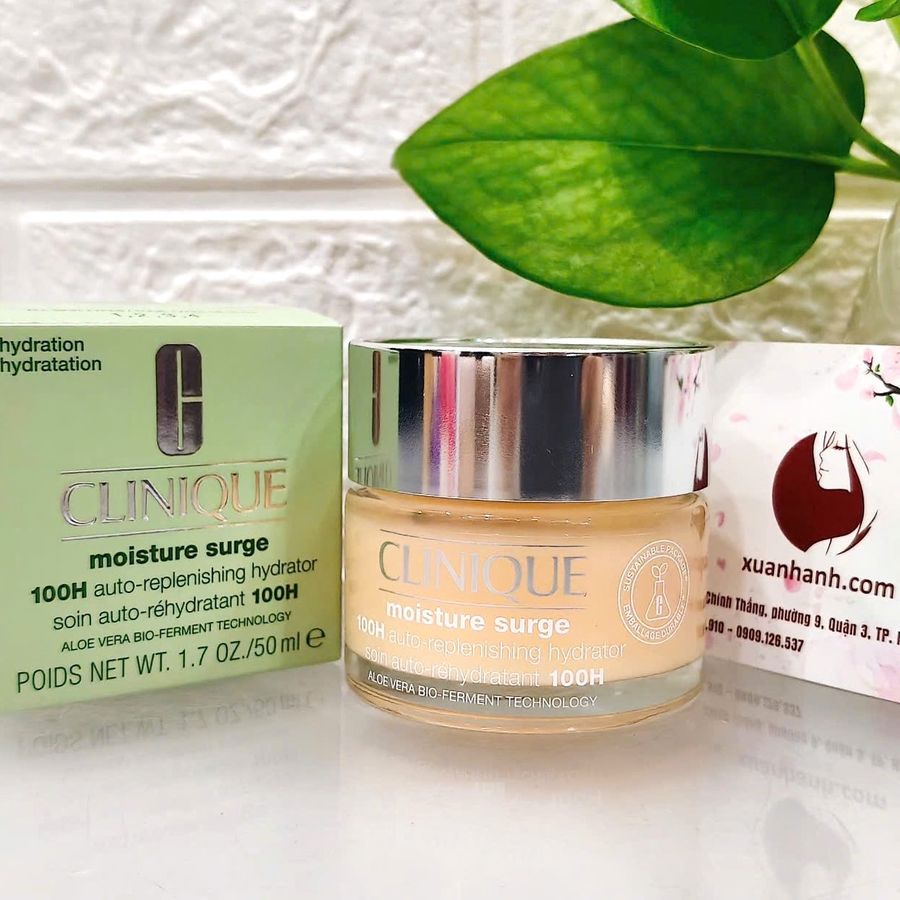 Kem dưỡng Clinique Moisture Surge 100H cấp ẩm, tươi trẻ, chống stress cho da, 50ml 