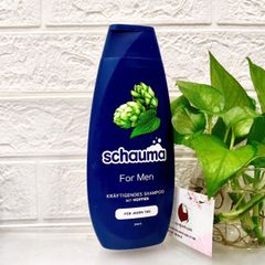 Dầu gội hữu cơ chăm sóc tóc cho nam SCHAUMA MEN nội địa Đức, 400ml
