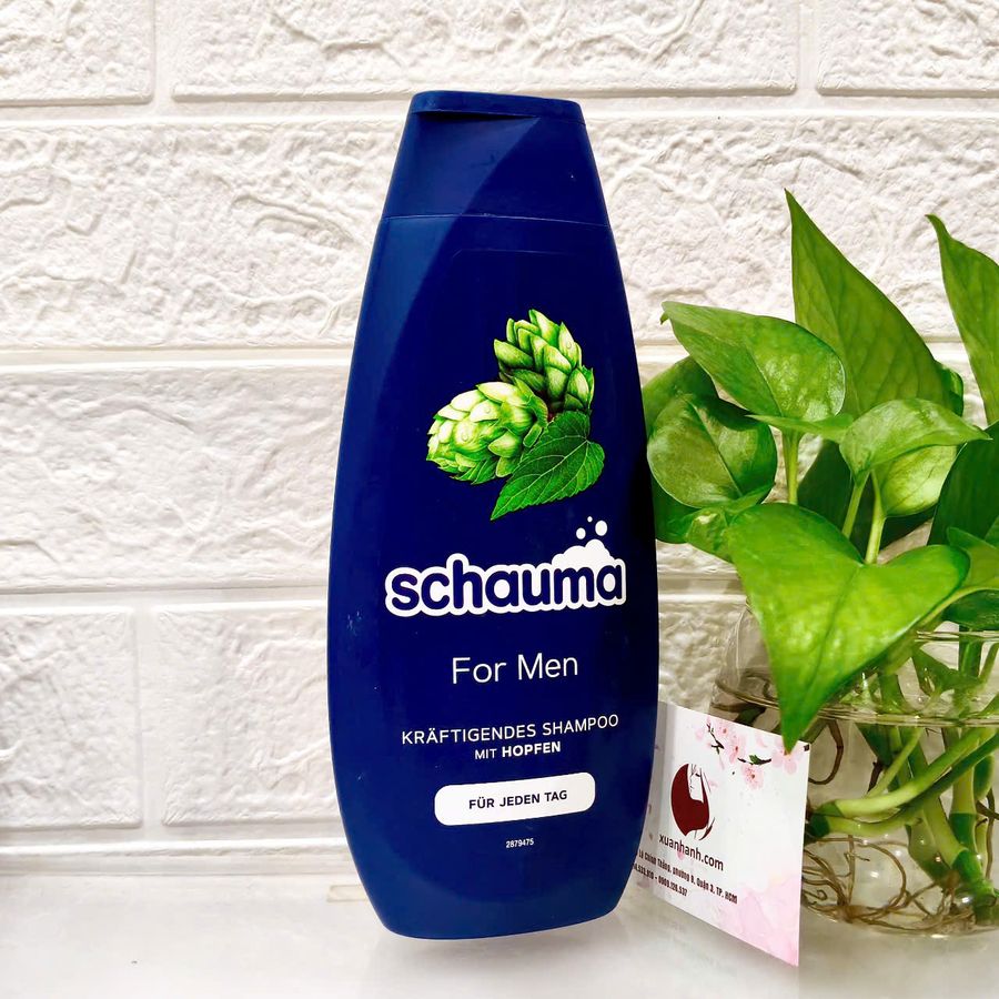 Dầu gội hữu cơ chăm sóc tóc cho nam SCHAUMA MEN nội địa Đức, 400ml