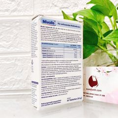Canxi Mivolis Calcium 600+D3+K hỗ trợ xương chắc khỏe, bổ sung canxi cho cơ thể, 30 viên (New)