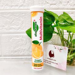 Viên sủi Multivitamin bổ sung đa Vitamin và khoáng chất thiết yếu từ Đức, #Cam - 20 viên