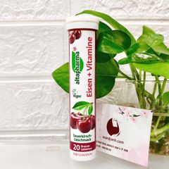Viên sủi Multivitamin bổ sung Vitamin, Sắt cải thiện thiếu máu thiếu sắt, tăng đề kháng - 20 viên