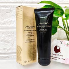 Sữa rửa mặt Shiseido Future Solution LX Extra Rich sạch sâu, chống lão hóa, 50ml