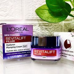 Kem dưỡng L'oreal Revitalift Filler Hyaluron làm đầy, căng mịn và trẻ hóa da, 50ml (New)