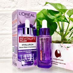 Tinh chất L'oreal Revitalift Filler bổ sung ẩm, làm căng đầy và chống lão hóa, 30ml