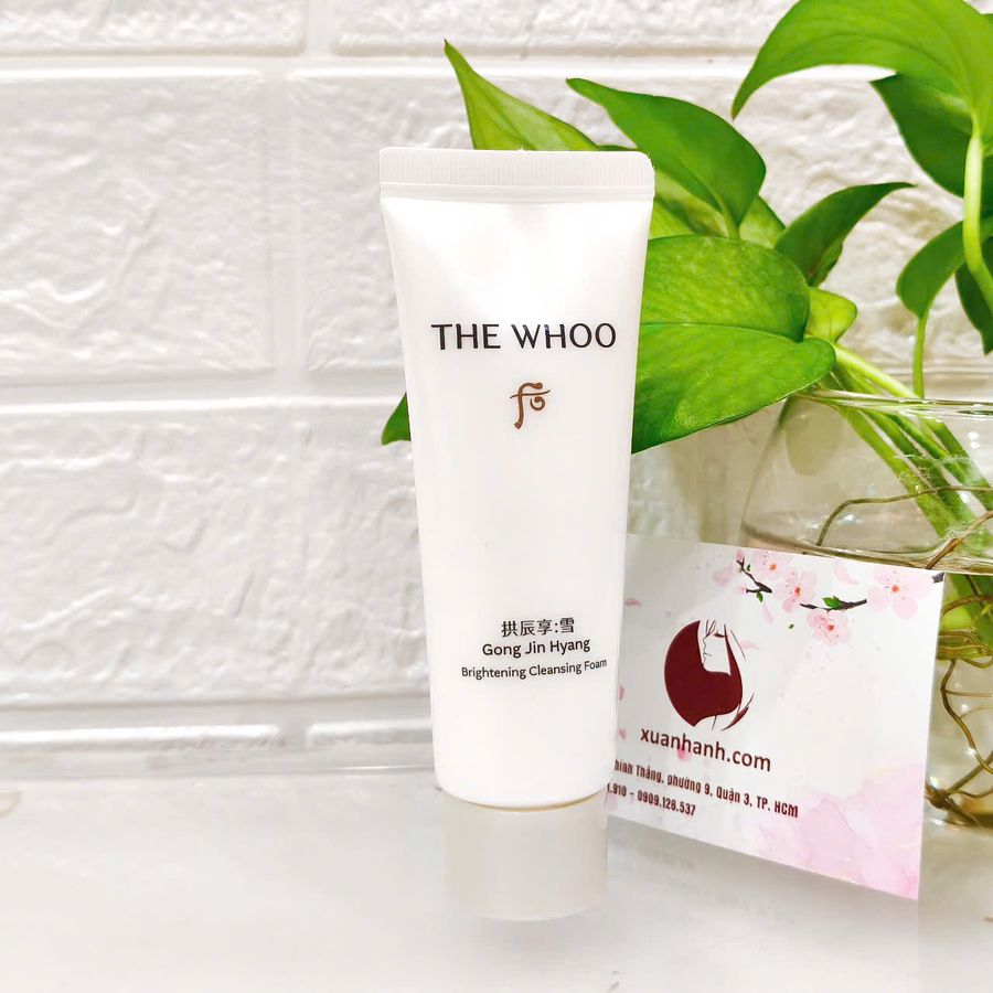 Sữa rửa mặt The Whoo Gong Jin Hyang Brightening sạch sâu và tươi sáng da, 40ml