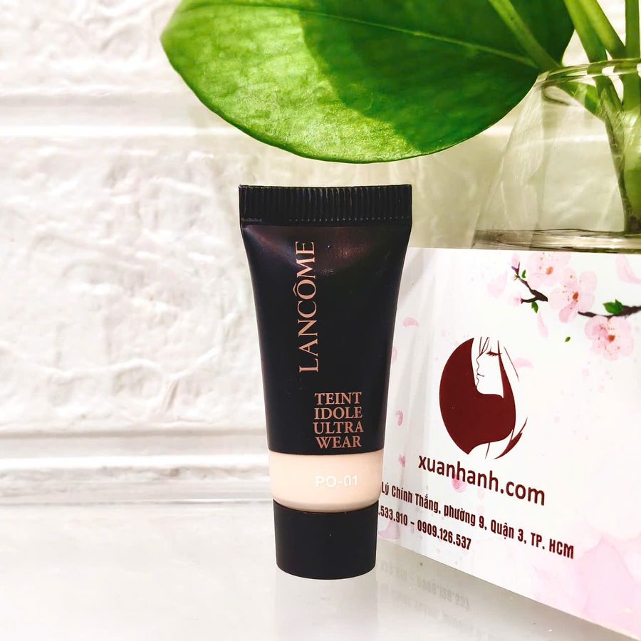 Kem nền Lancome Teint Idole Ultra Wear lì mịn, che phủ toàn diện #PO-01 trắng hồng tự nhiên, 5ml
