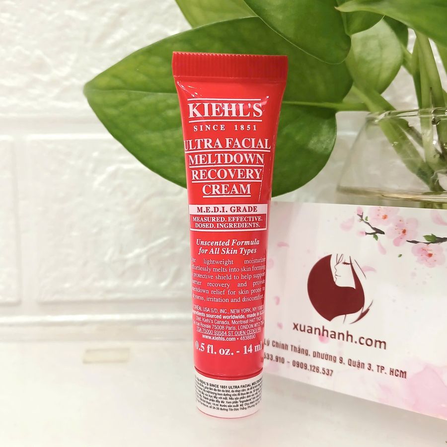 Kem dưỡng Kiehl's Ultra Facial Meltdown Recovery làm dịu và phục hồi da cấp tốc, 14ml