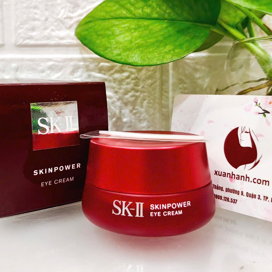 Kem dưỡng mắt SKII SkinPower Eye Cream trẻ hóa và săn chắc da vùng mắt - 15g (New)