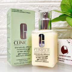 Dưỡng ẩm Clinique Dramatically Diferent Oil-Free Gel kiềm dầu và căng mịn da, 125ml