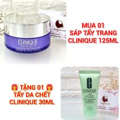 Sáp tẩy trang Clinique Take The Day Off sạch sâu, dịu nhẹ cho da, 125ml - MUA 1 TẶNG 1 TẨY DA CHẾT CLINIQUE