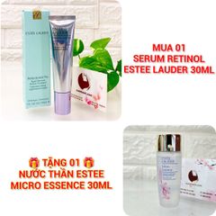 Estee Lauder RETINOL Treatment tái tạo, tăng collagen, đều màu da, 30ml - TẶNG 1 NƯỚC THẦN MICRO ESTEE 30ML
