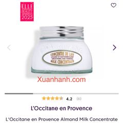 Kem dưỡng thể cao cấp L'Occitane Amande dưỡng ẩm, săn chắc và thơm mịn da, 200ml