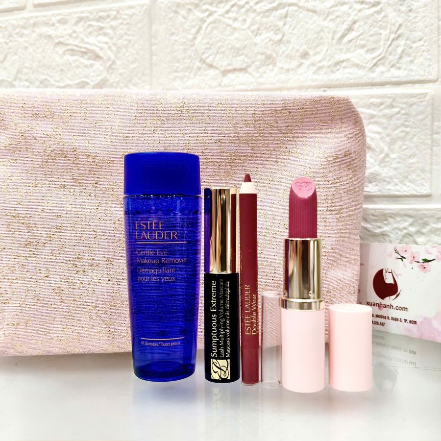 Set Estee Lauder trang điểm cho mắt và môi cơ bản, tiện dụng cho phái đẹp, 5sp (New)