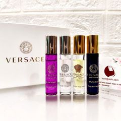 Set nước hoa Versace 4 chai ngọt ngào, nữ tính, cuốn hút, dễ dàng trải nghiệm các mùi hương, 5ml x 4