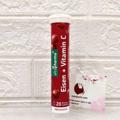 Viên sủi Multivitamin bổ sung Vitamin, Sắt cải thiện thiếu máu thiếu sắt, tăng đề kháng - 20 viên