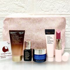 Set Estee Lauder phục hồi chống lão hóa chuyên đêm và trang điểm cơ bản, 6sp (New)