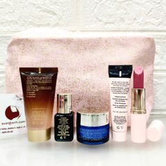 Set Estee Lauder phục hồi chống lão hóa chuyên đêm và trang điểm cơ bản, 6sp (New)