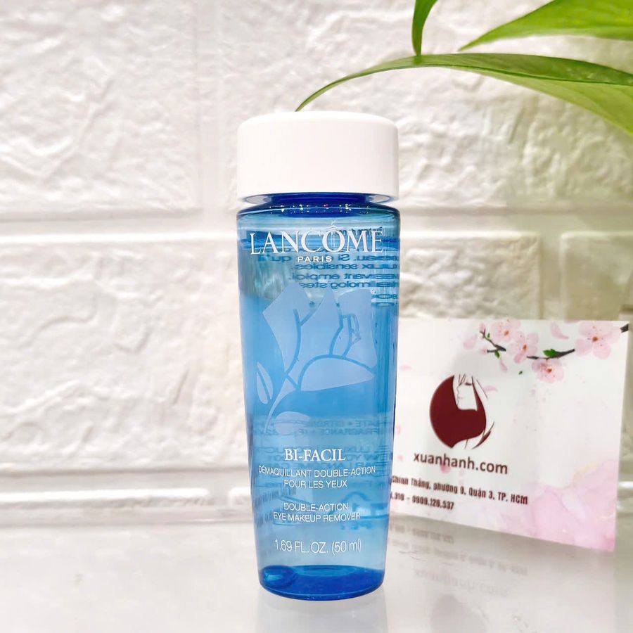 Tẩy trang mắt môi Lancome Bi-Facil Double Action Eye sạch sâu và dịu nhẹ, 50ml